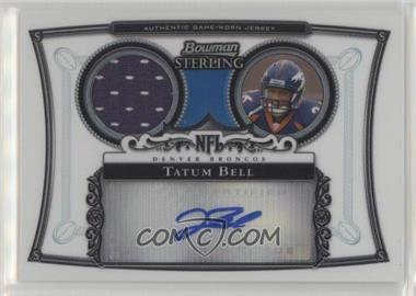2006 Bowman Sterling - Relic Autographs - Refractor #BS-TB - Tatum Bell /199