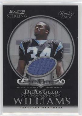 2006 Bowman Sterling - Relics - Black Refractor #BS-DW - DeAngelo Williams /25