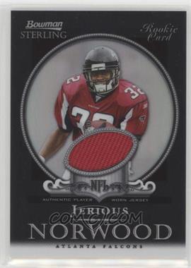 2006 Bowman Sterling - Relics - Black Refractor #BS-JN - Jerious Norwood /25