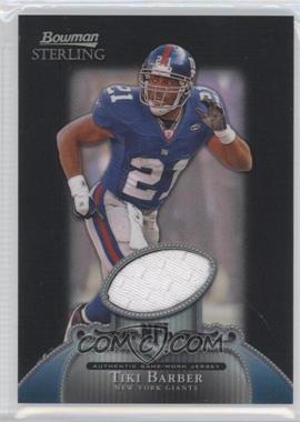 2006 Bowman Sterling - Relics - Black Refractor #BS-TBA - Tiki Barber /25