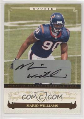 2006 Donruss Classics - [Base] - Significant Signatures Gold #153 - Rookies - Mario Williams /100