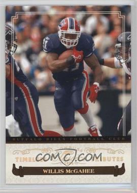 2006 Donruss Classics - [Base] - Timeless Tributes Gold #12 - Willis McGahee /25