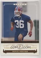 Rookies - Donte Whitner #/25