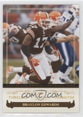 2006 Donruss Classics - [Base] - Timeless Tributes Gold #24 - Braylon Edwards /25