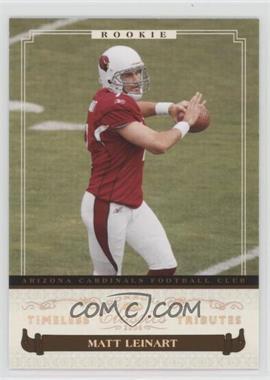 2006 Donruss Classics - [Base] - Timeless Tributes #111 - Rookies - Matt Leinart /100