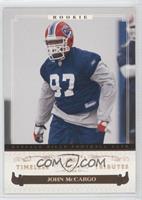 Rookies - John McCargo #/100