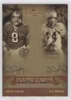 Steve Young, Y.A. Tittle #/500