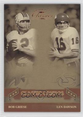 2006 Donruss Classics - Classic Combos #CC-2 - Bob Griese, Len Dawson /500