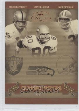 2006 Donruss Classics - Classic Triples #CT-9 - Fred Biletnikoff, Steve Largent, Ozzie Newsome /250