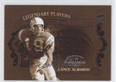 2006 Donruss Classics - Legendary Players - Silver #LP-8 - Lance Alworth /250