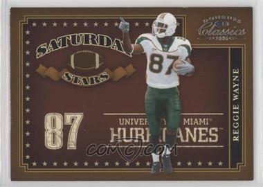 2006 Donruss Classics - Saturday Stars - Silver #SS-14 - Reggie Wayne /250 [EX to NM]