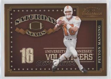 2006 Donruss Classics - Saturday Stars #SS-25 - Peyton Manning /1000