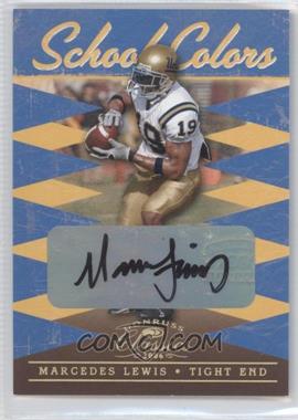 2006 Donruss Classics - School Colors - Signatures #SC-20 - Marcedes Lewis /25