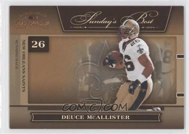 2006 Donruss Classics - Sunday's Best #SB-16 - Deuce McAllister /1000