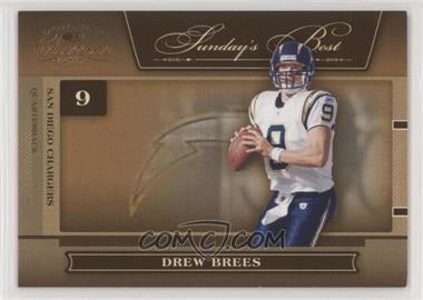 2006 Donruss Classics - Sunday's Best #SB-20 - Drew Brees /1000