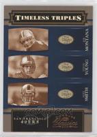 Joe Montana, Steve Young, Alex Smith #/1,000