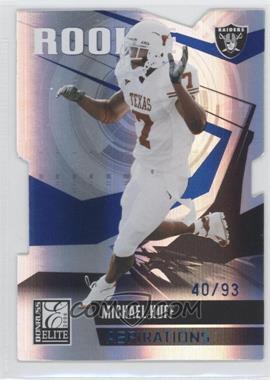 2006 Donruss Elite - [Base] - Aspirations Die-Cut #195 - Michael Huff /93