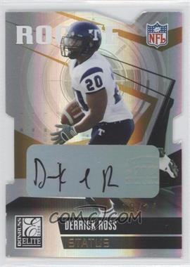 2006 Donruss Elite - [Base] - Status Gold Die-Cut Signatures #140 - Derrick Ross /24