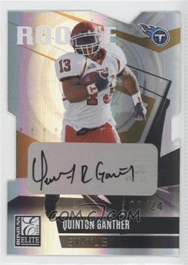 2006 Donruss Elite - [Base] - Status Gold Die-Cut Signatures #203 - Quinton Ganther /24