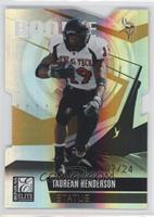 Taurean Henderson #/24