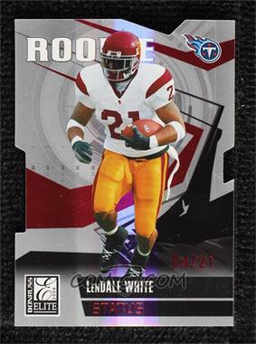 2006 Donruss Elite - [Base] - Status Red Die-Cut #182 - LenDale White /21