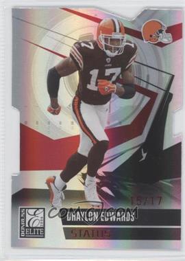 2006 Donruss Elite - [Base] - Status Red Die-Cut #23 - Braylon Edwards /17