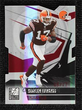 2006 Donruss Elite - [Base] - Status Red Die-Cut #23 - Braylon Edwards /17