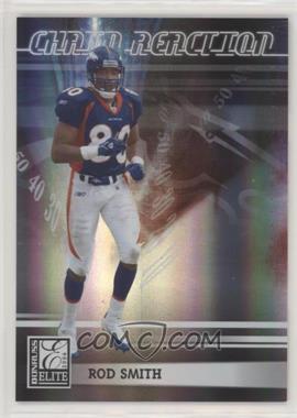 2006 Donruss Elite - Chain Reaction - Black #CR-14 - Rod Smith /500