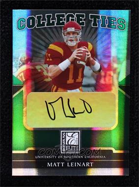 2006 Donruss Elite - College Ties - Signatures #CT-11 - Matt Leinart /25