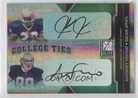 Julius Jones, Anthony Fasano #/50