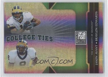 2006 Donruss Elite - College Ties #CT-7 - Braylon Edwards, Jason Avant /1000