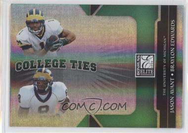 2006 Donruss Elite - College Ties #CT-7 - Braylon Edwards, Jason Avant /1000