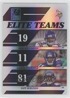 Troy Williamson, Daunte Culpepper, Nate Burleson #/1,000