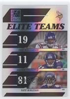 Troy Williamson, Daunte Culpepper, Nate Burleson #/1,000