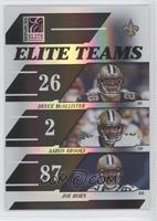 Deuce McAllister, Aaron Brooks, Joe Horn #/1,000