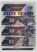 Steven Jackson, Marc Bulger, Torry Holt #/1,000