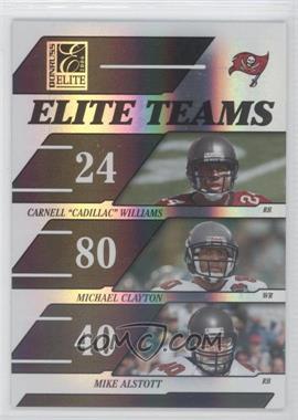 2006 Donruss Elite - Elite Teams - Black #ET-24 - Carnell "Cadillac" Williams, Michael Clayton, Mike Alstott /1000