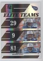 Chris Brown, Steve McNair, Brandon Jones #/1,000