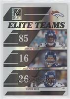 Ashley Lelie, Jake Plummer, Tatum Bell [EX to NM] #/1,000