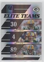 Ahman Green, Brett Favre, Robert Ferguson [EX to NM] #/1,000