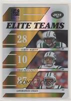 Curtis Martin, Chad Pennington, Laveranues Coles #/250