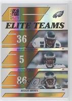 Brian Westbrook, Donovan McNabb, Reggie Brown #/250