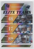 Stephen Davis, Jake Delhomme, Steve Smith #/250