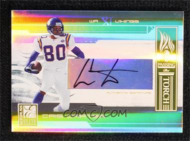 2006 Donruss Elite - Passing the Torch - Gold Signatures #PT-18 - Cris Carter /99