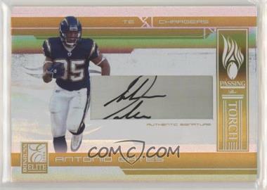 2006 Donruss Elite - Passing the Torch - Gold Signatures #PT-19 - Antonio Gates /99