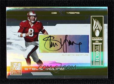 2006 Donruss Elite - Passing the Torch - Gold Signatures #PT-2 - Steve Young /49