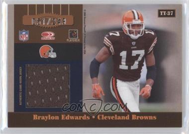 2006 Donruss Elite - Throwback Threads #TT-37 - Ozzie Newsome, Braylon Edwards /249