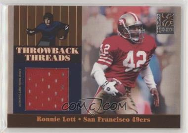 2006 Donruss Elite - Throwback Threads #TT-42 - Lawrence Taylor, Ronnie Lott /249