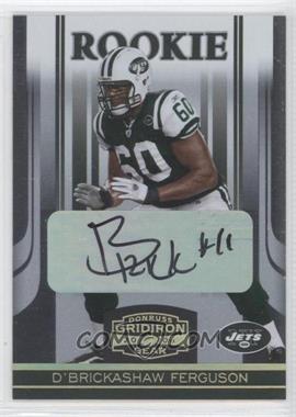 2006 Donruss Gridiron Gear - [Base] - Gold Signatures #133 - D'Brickashaw Ferguson /250