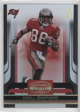 2006 Donruss Gridiron Gear - [Base] - Gold X's #87 - Edell Shepherd /100